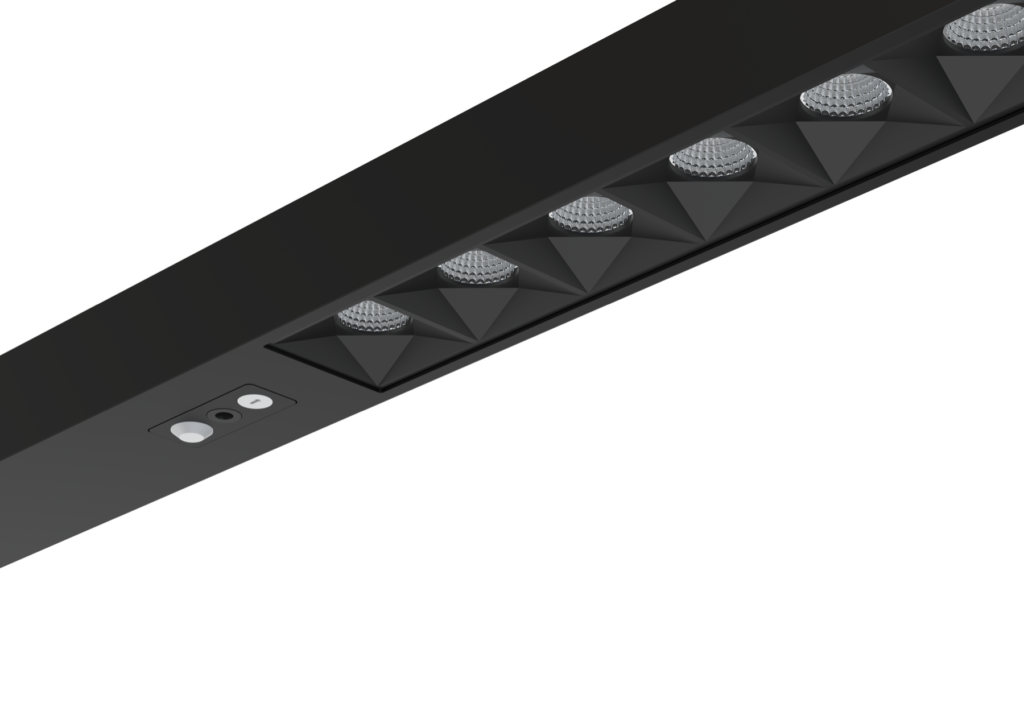 ELFOO-F 2.0 Leuchtenkopf mit Mikroreflektoren und Blendschutz