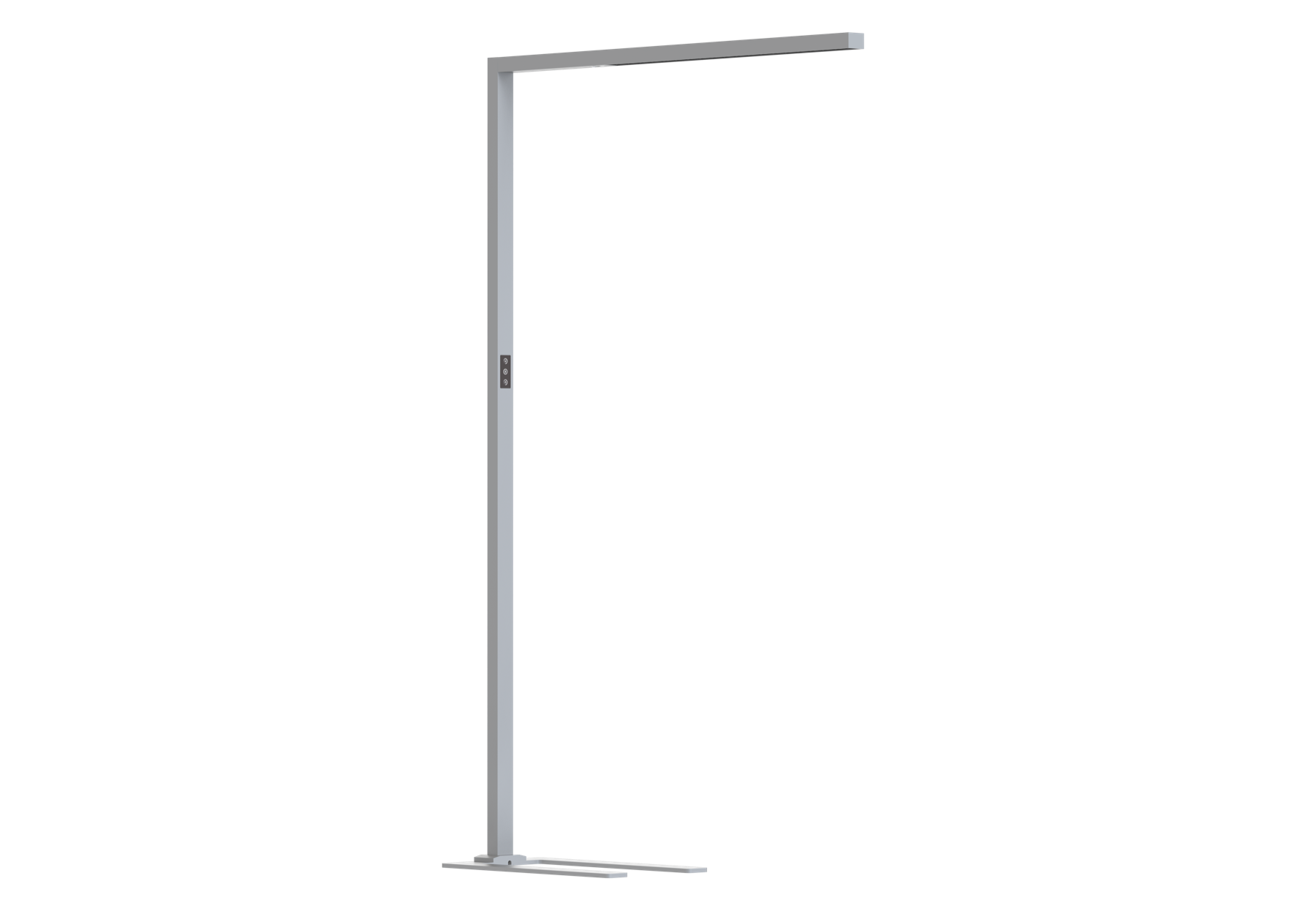 ELFOO-F 2.0 LED-Stehleuchte in Silber
